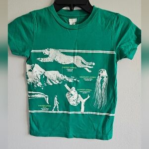 Crewcuts Green Short Sleeve Tee Size 6-7